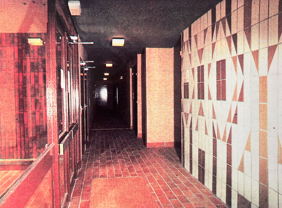 Fresque monumentale dans le hall Conflans-Sainte-Honorine