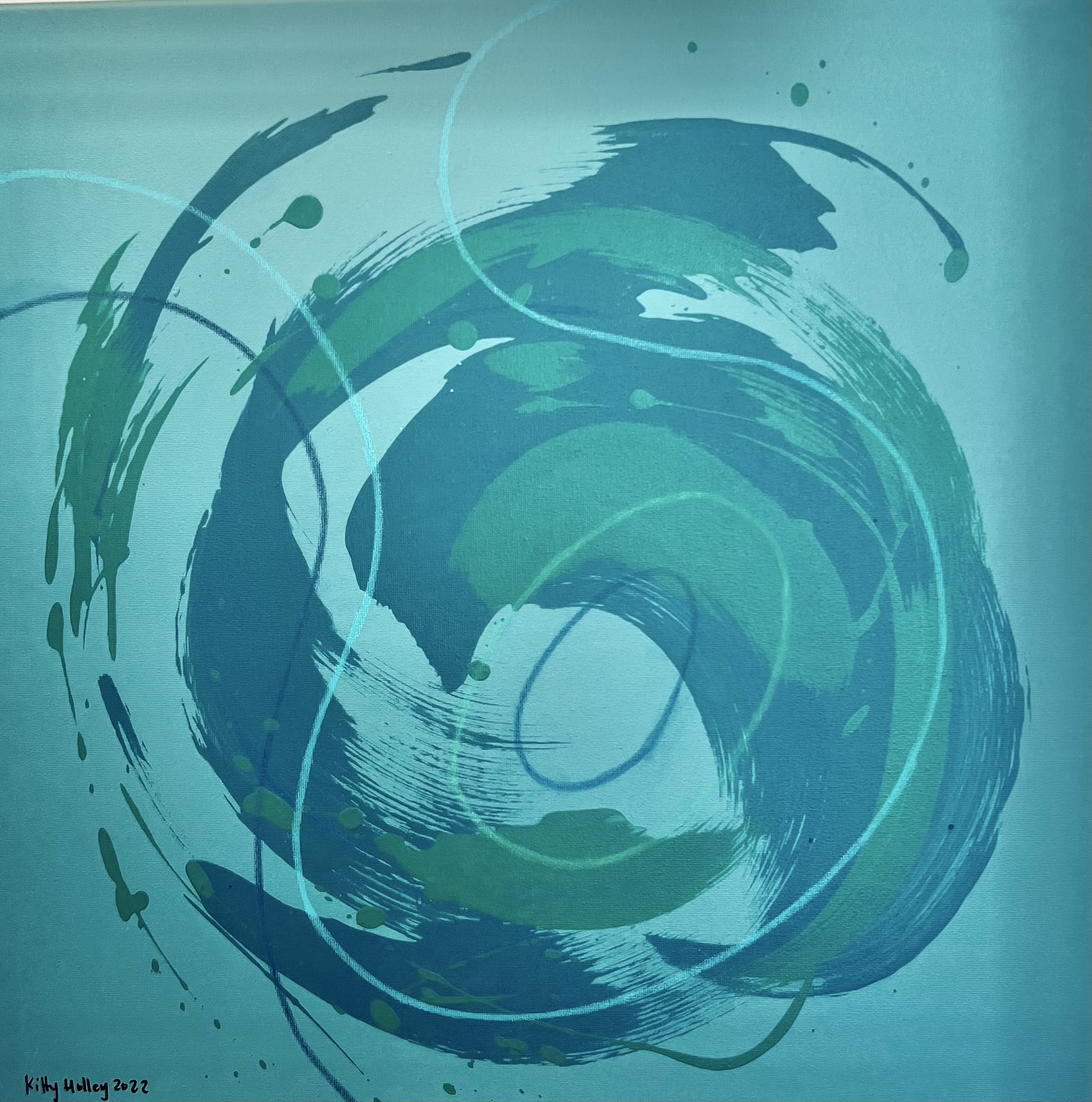 Peinture Écume marine I par Kitty Holley