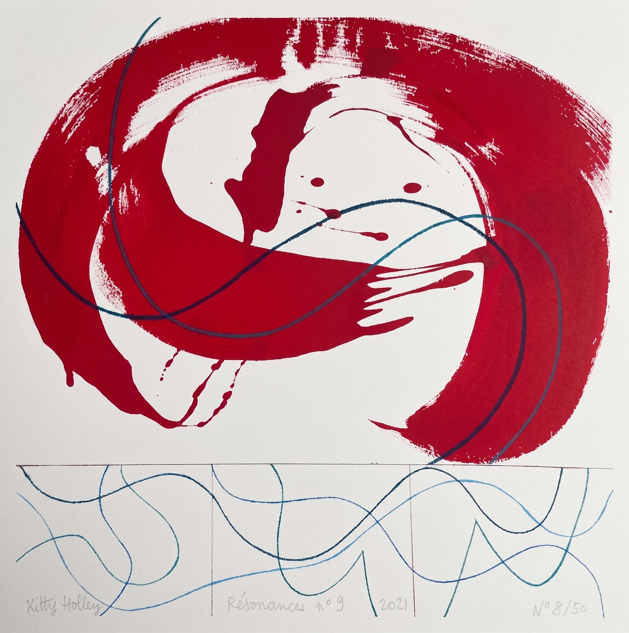 Sérigraphie Résonances n°9 — Kitty Holley