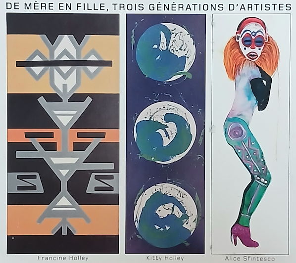 Carton d'Invitation, Francine Holley, Kitty Holley, Alice Sfintesco, 2019