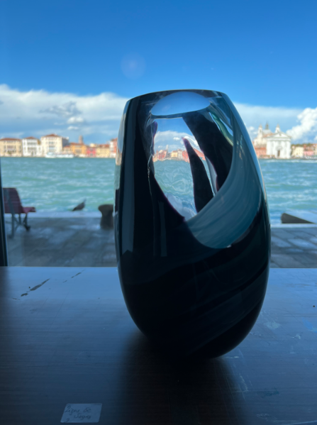 Vase Linea d'Onda VIII Verre de Murano par Kitty Holley